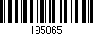 Código de barras (EAN, GTIN, SKU, ISBN): '195065'