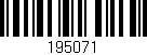 Código de barras (EAN, GTIN, SKU, ISBN): '195071'