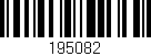 Código de barras (EAN, GTIN, SKU, ISBN): '195082'
