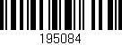 Código de barras (EAN, GTIN, SKU, ISBN): '195084'
