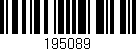 Código de barras (EAN, GTIN, SKU, ISBN): '195089'