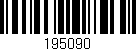 Código de barras (EAN, GTIN, SKU, ISBN): '195090'
