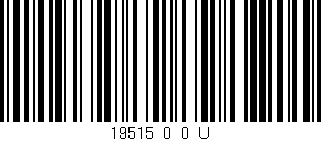 Código de barras (EAN, GTIN, SKU, ISBN): '19515_0_0_U'