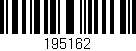 Código de barras (EAN, GTIN, SKU, ISBN): '195162'