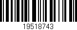 Código de barras (EAN, GTIN, SKU, ISBN): '19518743'