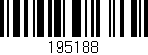 Código de barras (EAN, GTIN, SKU, ISBN): '195188'
