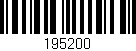 Código de barras (EAN, GTIN, SKU, ISBN): '195200'
