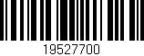 Código de barras (EAN, GTIN, SKU, ISBN): '19527700'