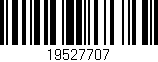 Código de barras (EAN, GTIN, SKU, ISBN): '19527707'