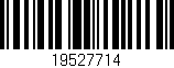 Código de barras (EAN, GTIN, SKU, ISBN): '19527714'