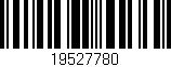 Código de barras (EAN, GTIN, SKU, ISBN): '19527780'