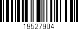 Código de barras (EAN, GTIN, SKU, ISBN): '19527904'