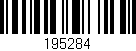 Código de barras (EAN, GTIN, SKU, ISBN): '195284'