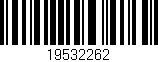 Código de barras (EAN, GTIN, SKU, ISBN): '19532262'