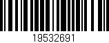 Código de barras (EAN, GTIN, SKU, ISBN): '19532691'
