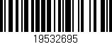 Código de barras (EAN, GTIN, SKU, ISBN): '19532695'