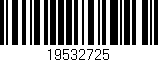 Código de barras (EAN, GTIN, SKU, ISBN): '19532725'