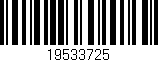 Código de barras (EAN, GTIN, SKU, ISBN): '19533725'
