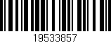 Código de barras (EAN, GTIN, SKU, ISBN): '19533857'