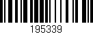 Código de barras (EAN, GTIN, SKU, ISBN): '195339'