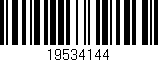 Código de barras (EAN, GTIN, SKU, ISBN): '19534144'