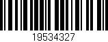 Código de barras (EAN, GTIN, SKU, ISBN): '19534327'