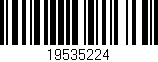 Código de barras (EAN, GTIN, SKU, ISBN): '19535224'