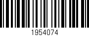 Código de barras (EAN, GTIN, SKU, ISBN): '1954074'