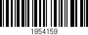 Código de barras (EAN, GTIN, SKU, ISBN): '1954159'
