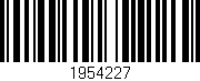 Código de barras (EAN, GTIN, SKU, ISBN): '1954227'