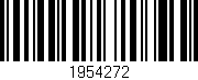 Código de barras (EAN, GTIN, SKU, ISBN): '1954272'