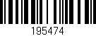 Código de barras (EAN, GTIN, SKU, ISBN): '195474'