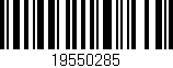 Código de barras (EAN, GTIN, SKU, ISBN): '19550285'