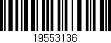 Código de barras (EAN, GTIN, SKU, ISBN): '19553136'