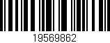 Código de barras (EAN, GTIN, SKU, ISBN): '19569862'