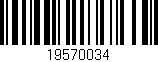 Código de barras (EAN, GTIN, SKU, ISBN): '19570034'