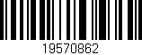 Código de barras (EAN, GTIN, SKU, ISBN): '19570862'