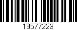 Código de barras (EAN, GTIN, SKU, ISBN): '19577223'