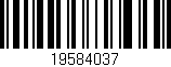 Código de barras (EAN, GTIN, SKU, ISBN): '19584037'