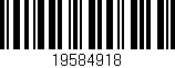 Código de barras (EAN, GTIN, SKU, ISBN): '19584918'