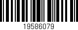 Código de barras (EAN, GTIN, SKU, ISBN): '19586079'