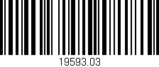 Código de barras (EAN, GTIN, SKU, ISBN): '19593.03'