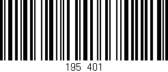 Código de barras (EAN, GTIN, SKU, ISBN): '195/401'