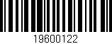 Código de barras (EAN, GTIN, SKU, ISBN): '19600122'
