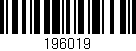 Código de barras (EAN, GTIN, SKU, ISBN): '196019'