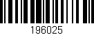 Código de barras (EAN, GTIN, SKU, ISBN): '196025'