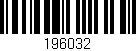 Código de barras (EAN, GTIN, SKU, ISBN): '196032'