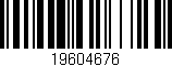 Código de barras (EAN, GTIN, SKU, ISBN): '19604676'