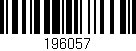 Código de barras (EAN, GTIN, SKU, ISBN): '196057'