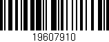 Código de barras (EAN, GTIN, SKU, ISBN): '19607910'